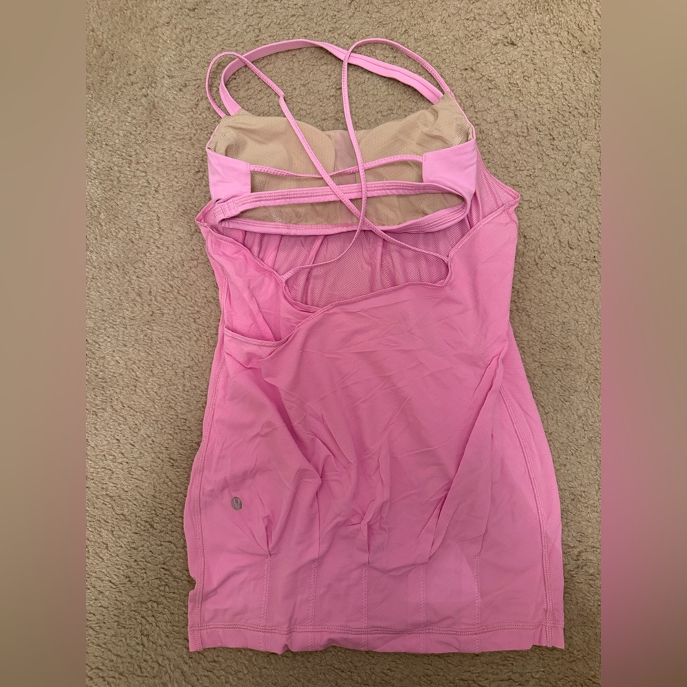 2 for $35 🩷💰✨ lululemon athletica Pink Open-Back Strappy Tank Top - Picture 5 of 8